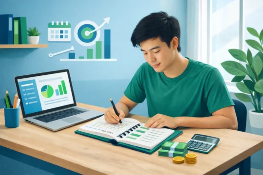 cara mengatur keuangan pribadi dengan mencatat pengeluaran dan membuat anggaran